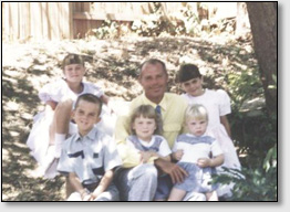 John Henry Egan and his children